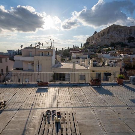 Plaka With Acropolis Rooftop View Access Атина Екстериор снимка
