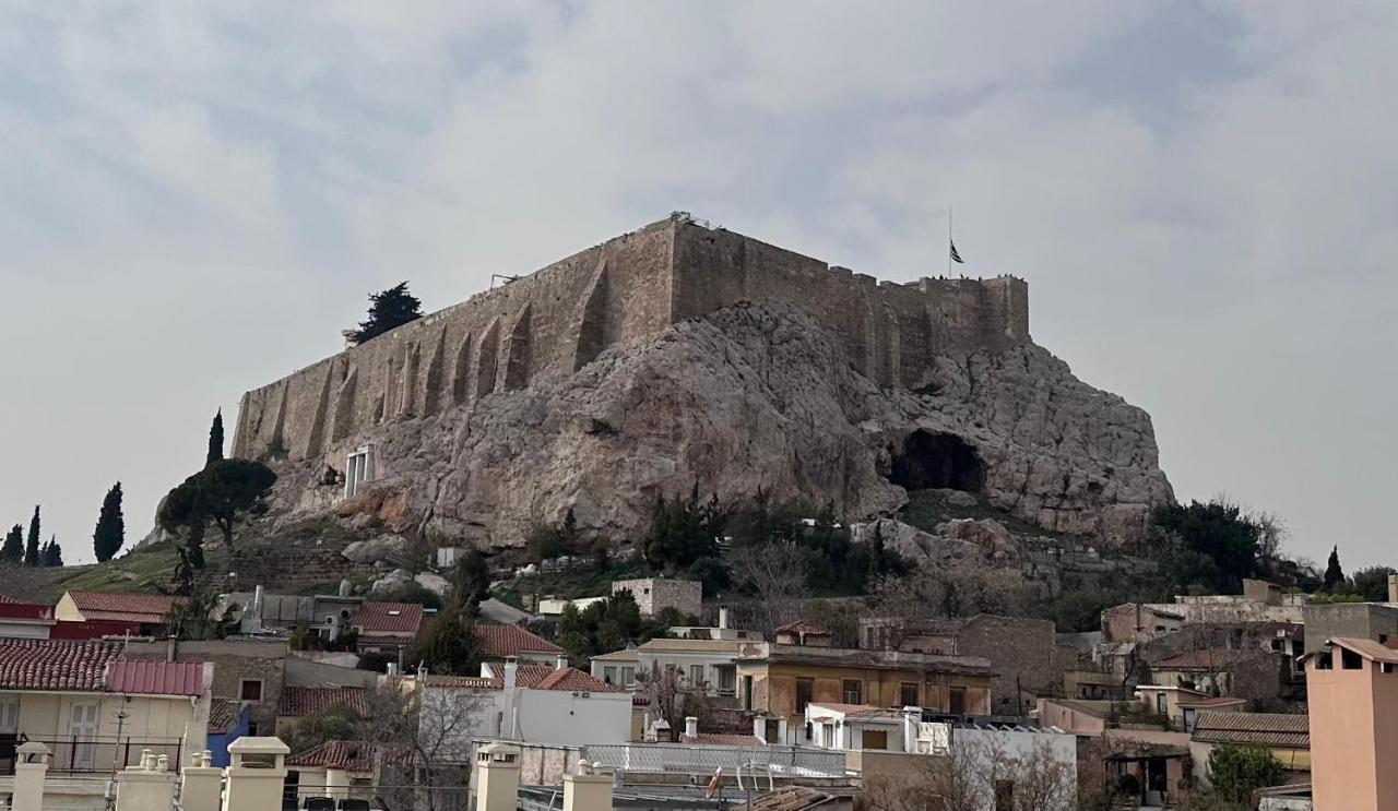 Plaka With Acropolis Rooftop View Access Атина Екстериор снимка