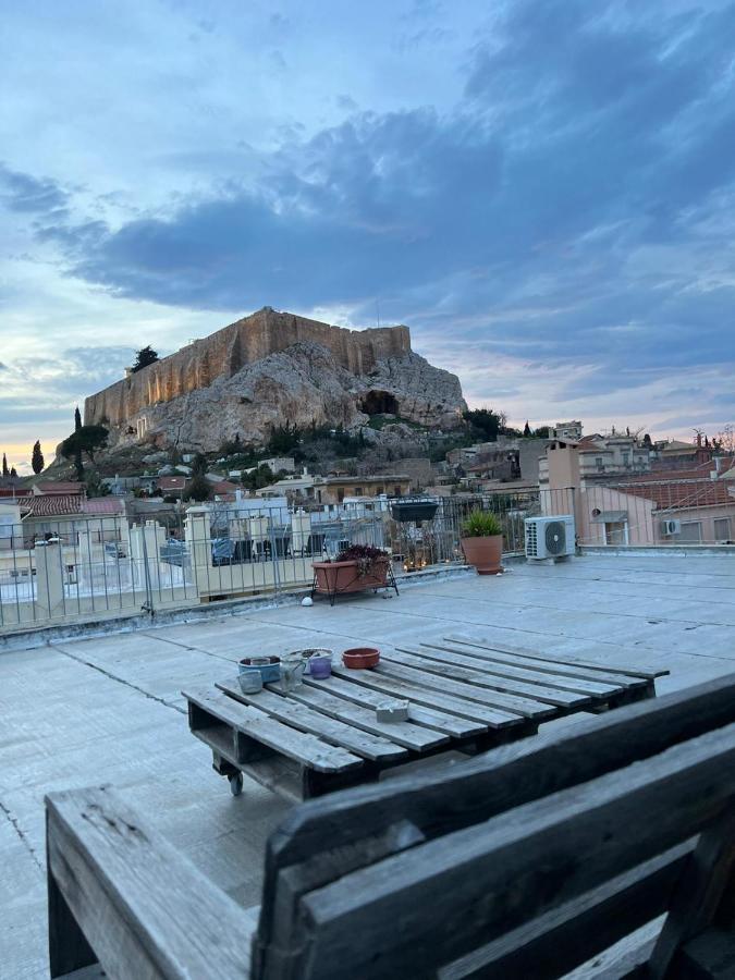 Plaka With Acropolis Rooftop View Access Атина Екстериор снимка
