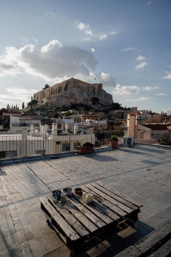 Plaka With Acropolis Rooftop View Access Атина Екстериор снимка